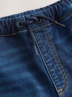 Donkerblauw - Comfortabele wijde cargojeans met stretch (3mnd-7jr)
