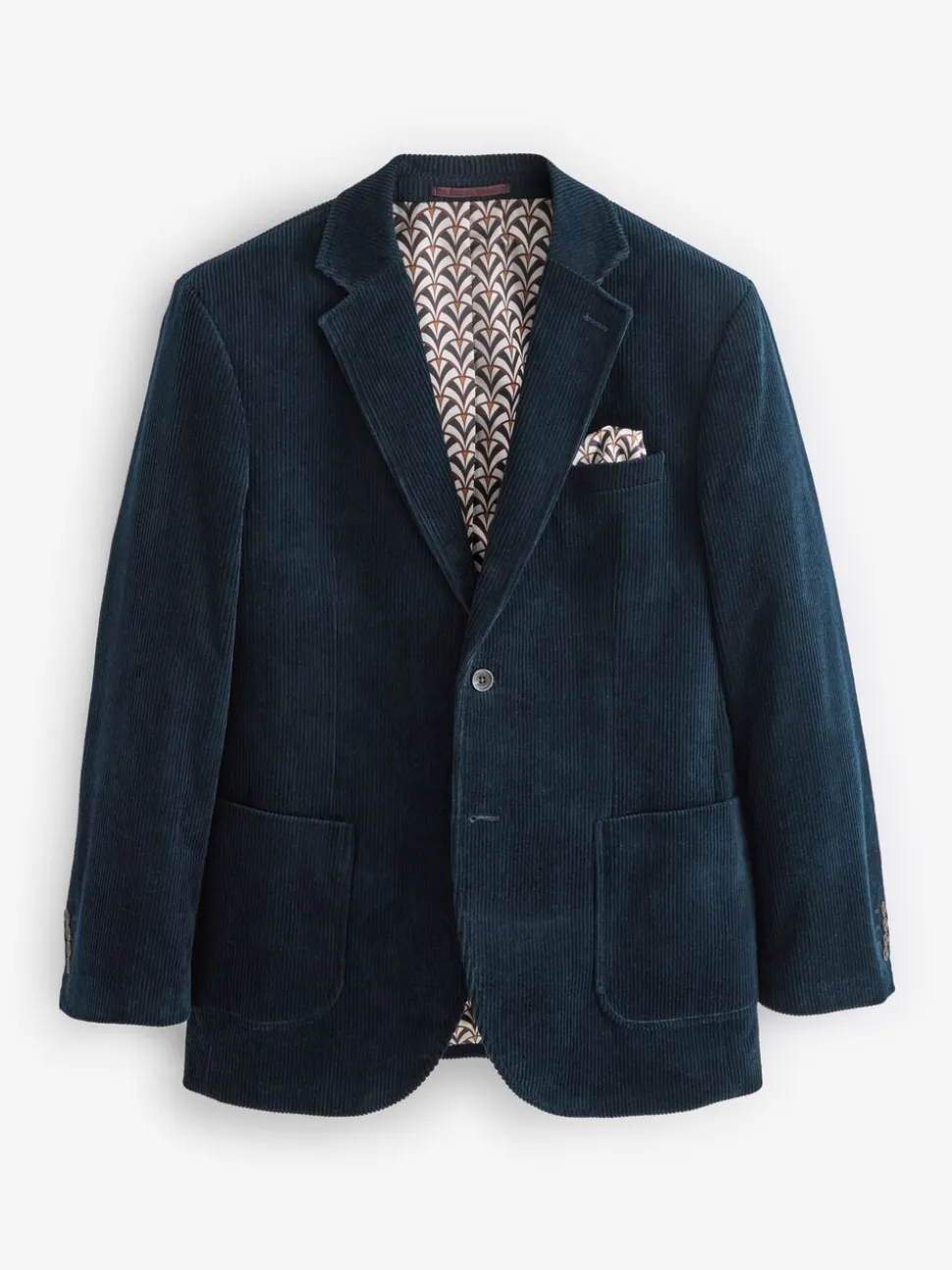 Donkerblauw - Corduroy blazer