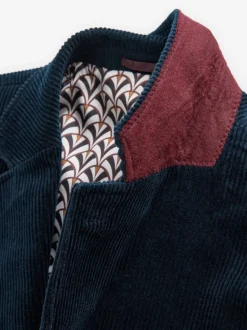 Donkerblauw - Corduroy blazer