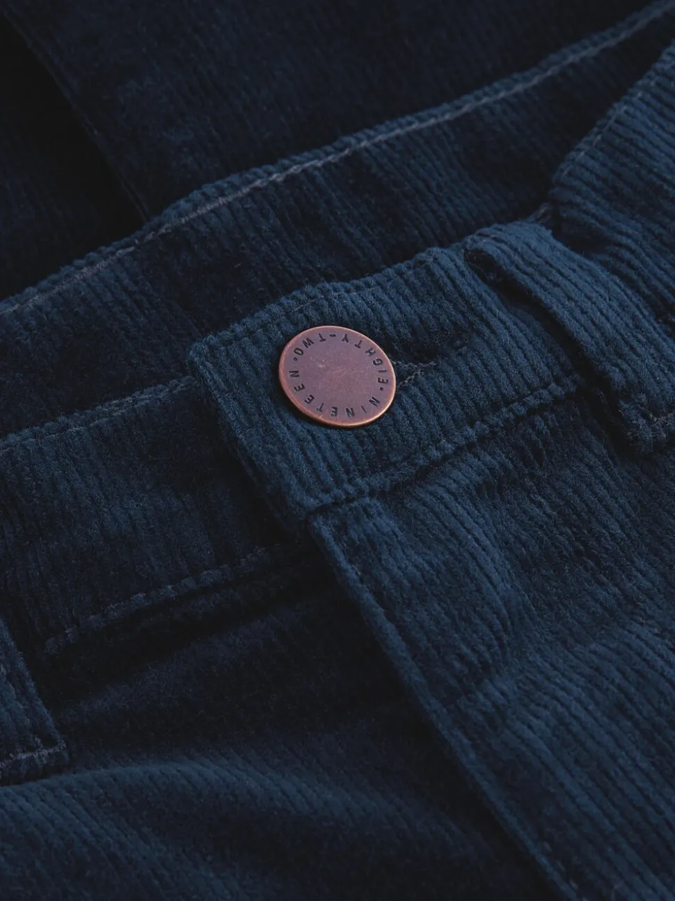 Donkerblauw - Corduroy broek (3-16jr)