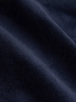 Donkerblauw - Corduroy minirok