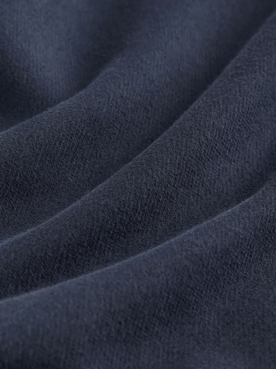 Donkerblauw - Essentials sweatshirt met relaxte pasvorm, lange snit en zakken