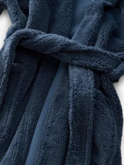 Donkerblauw - Fleece badjas (1,5-16jr)