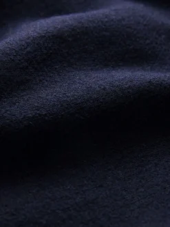 Donkerblauw - Formele jas met colkraag