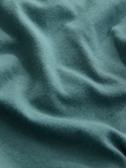 Donkerblauw - Geruite pyjama met korte mouwen