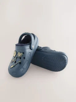 Donkerblauw - Harry Potter Warm Lined Slipper Clogs