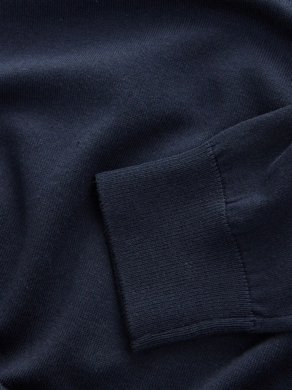 Donkerblauw - Hertlogo - Regular Fit Cotton Rich Crew Neck Jumper