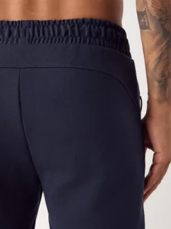 Donkerblauw - Interlock Soft Touch Cuffed Joggers