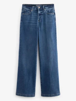 Donkerblauw - Jeans met wijde pijpen