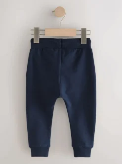 Donkerblauw - Klassieke jersey joggingbroek (3mnd -7jr)
