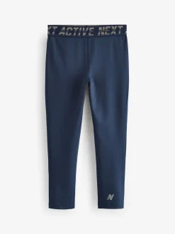 Donkerblauw - Leggings basislaag (3-16jr)
