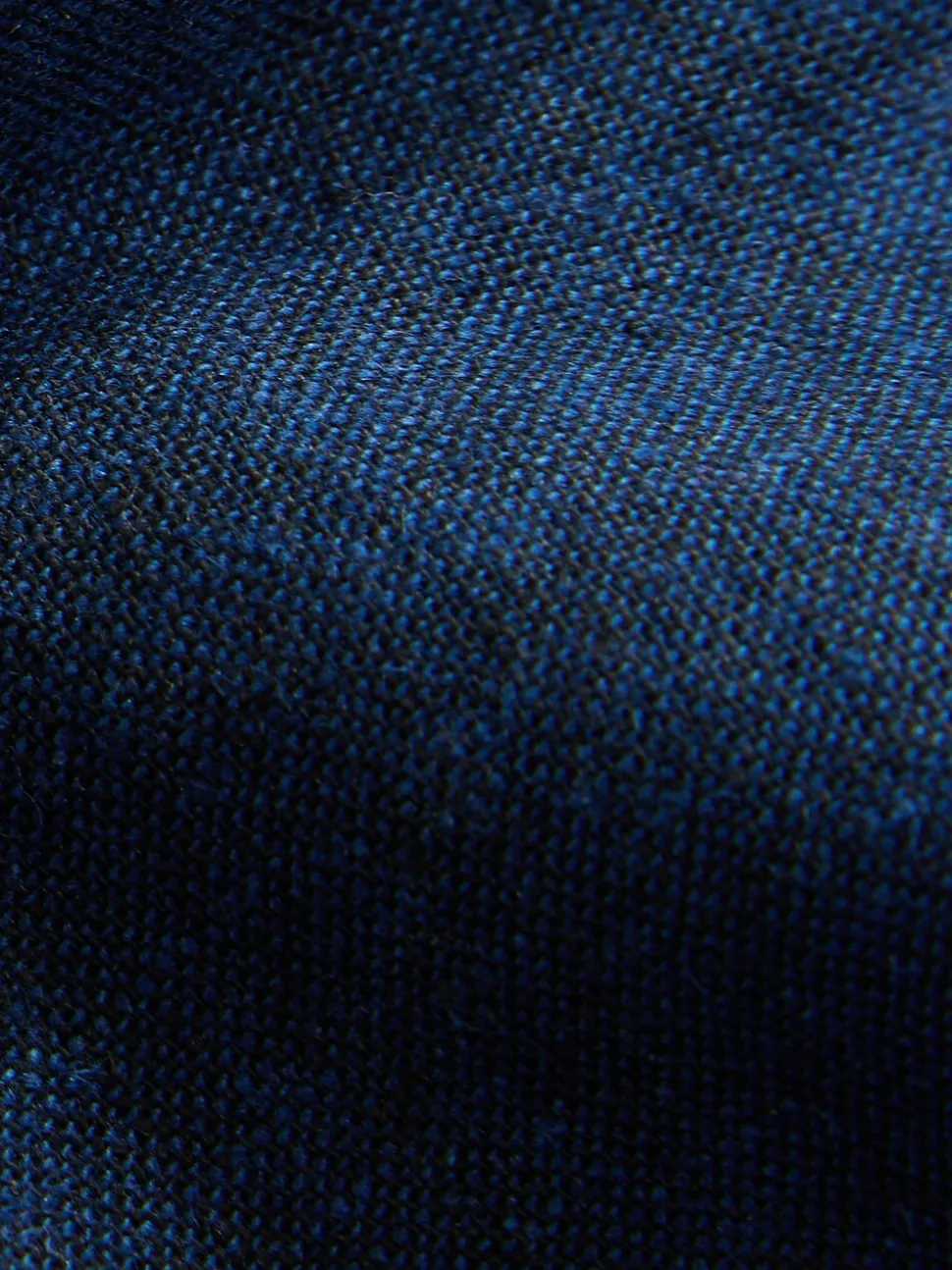 Donkerblauw - Linnen Blend broek met elastische taille (3mnd-7jr)