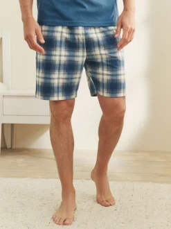 Donkerblauw - Motionflex behaaglijke pyjamaset met korte broek