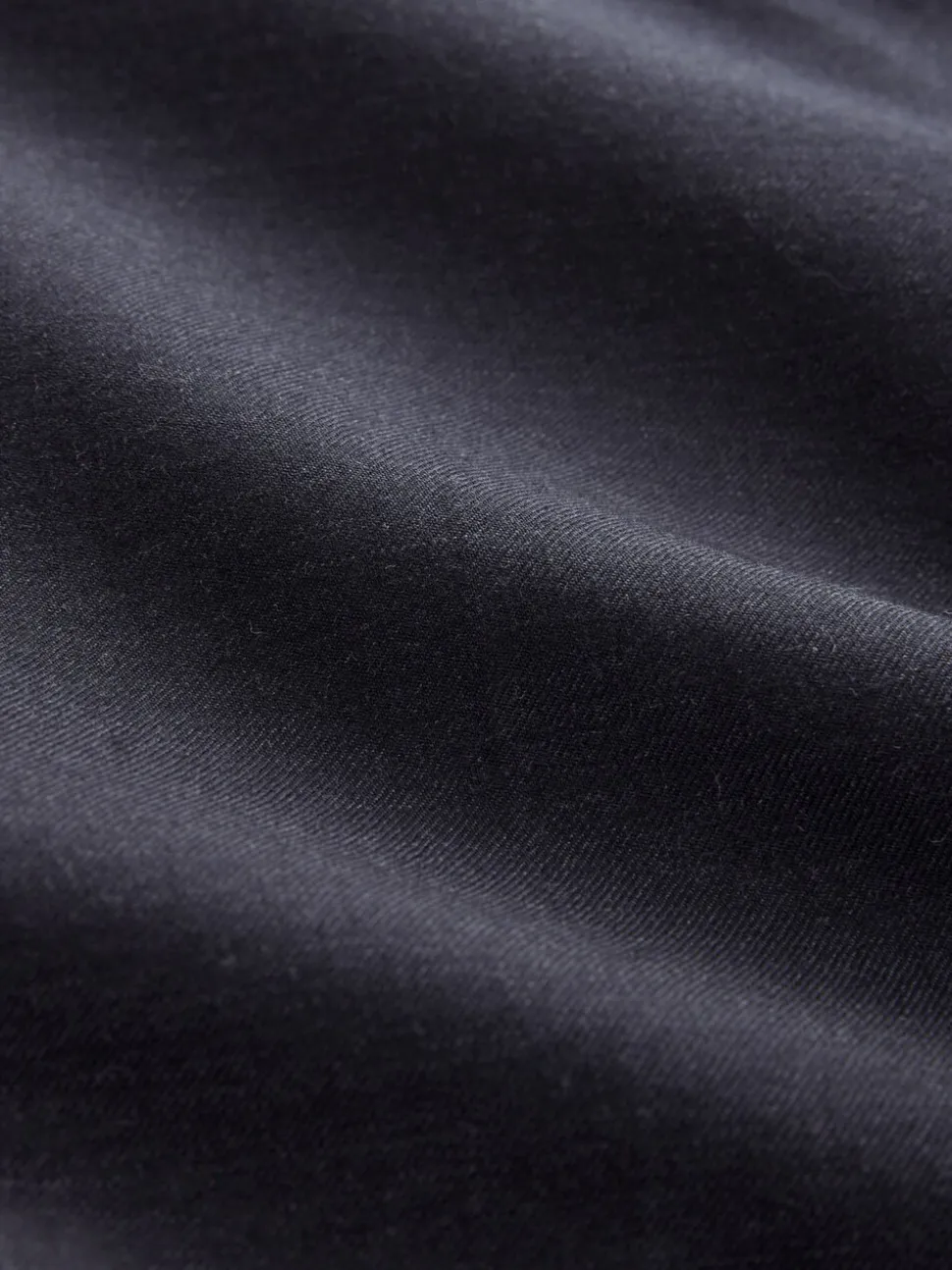 Donkerblauw - Normale Pasvorm - Signature - 100% Wollen broek met Motion Flex-tailleband