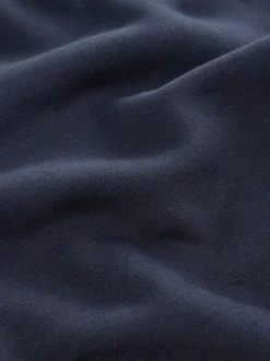 Donkerblauw - Normale Pasvorm - Heavyweight Cotton Rich Crew Neck Sweatshirt