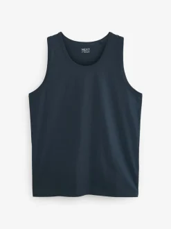 Donkerblauw - Normale Pasvorm - Vest