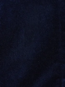 Donkerblauw - Normale Pasvorm - Signature Pontoglio Italiaanse fluwelen blazer