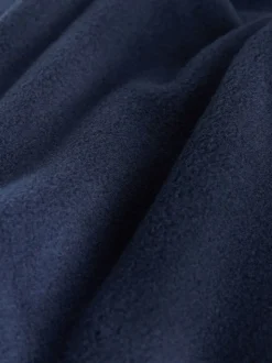 Donkerblauw - Ochtendjas van fleece