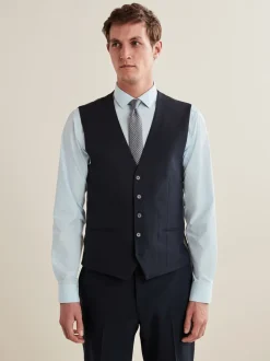 Donkerblauw - Regular fit must-have gilet
