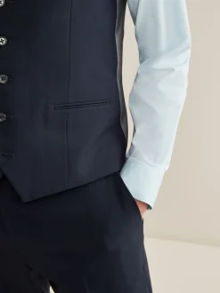 Donkerblauw - Regular fit must-have gilet