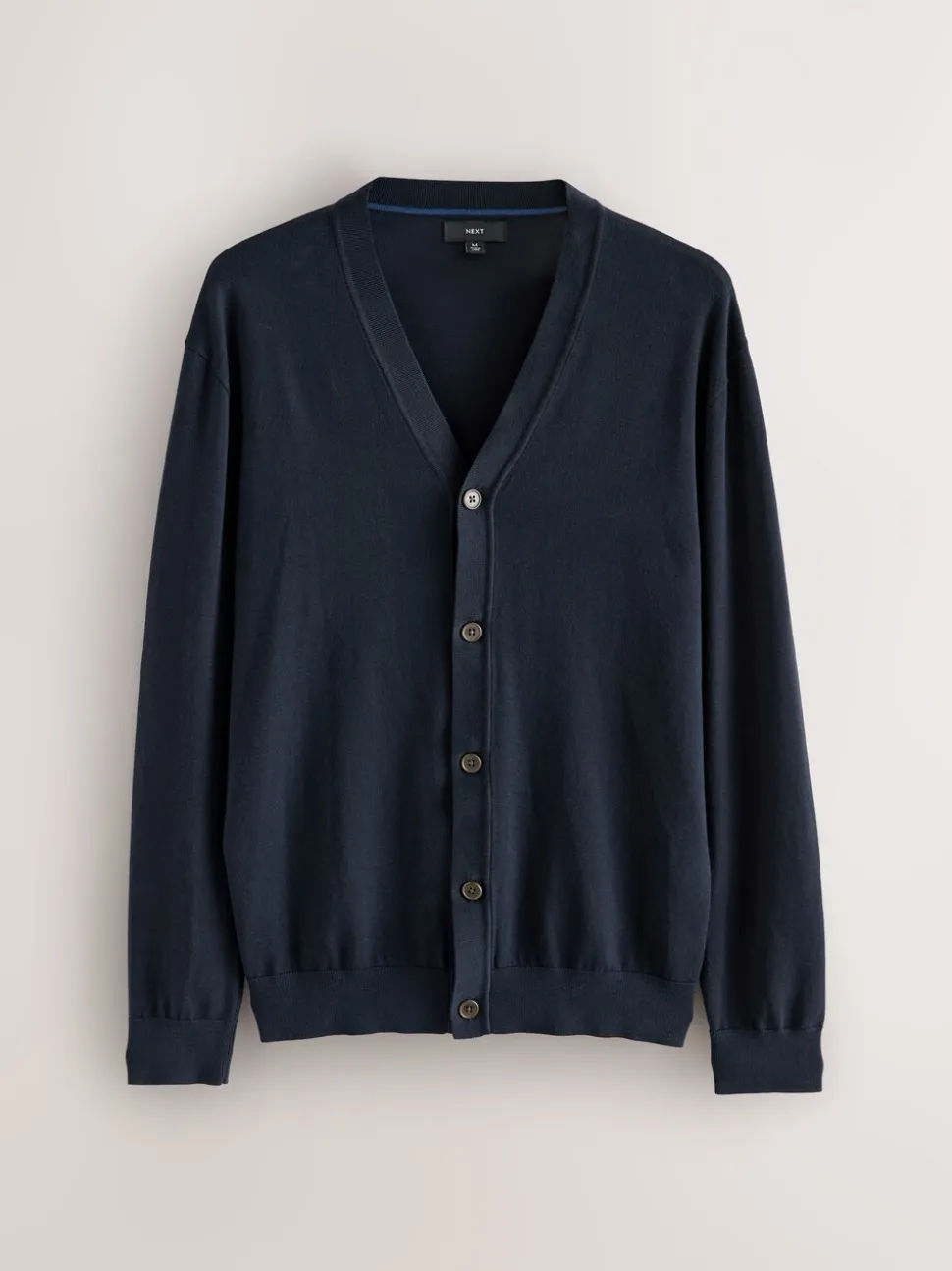 Donkerblauw - Regular-fit vest met hoog katoengehalte