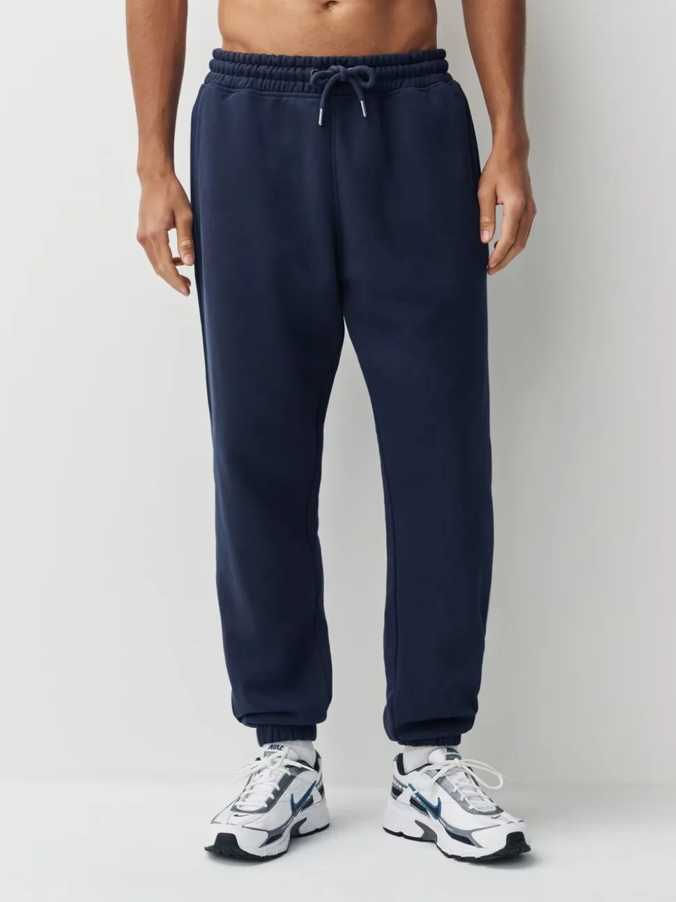 Donkerblauw - Relaxed fit - Slim Fit Brushback Heavyweight Joggers