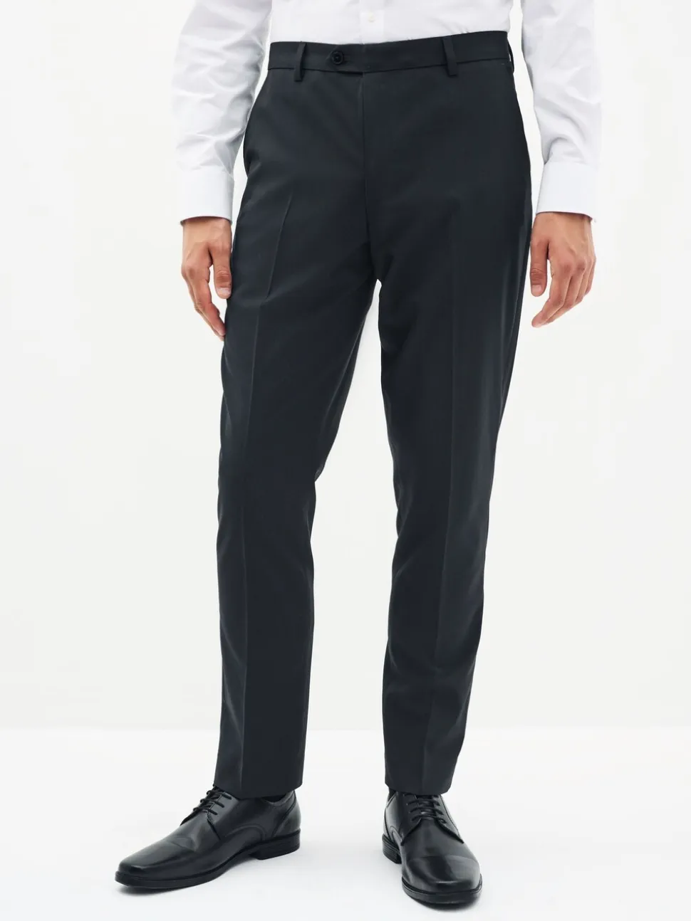 Donkerblauw - Slim Fit - Chique stretchy broek