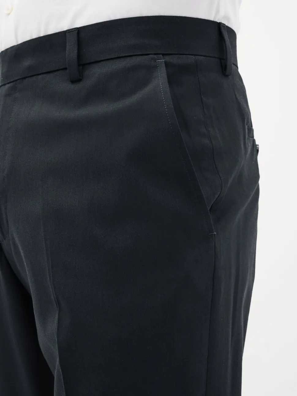 Donkerblauw - Slim Fit - Chique stretchy broek