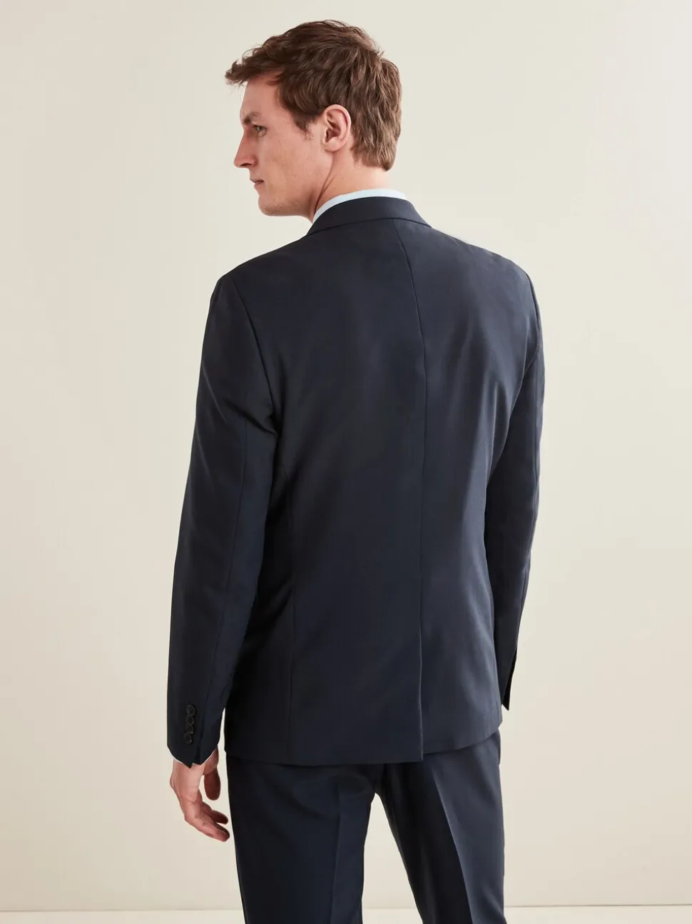 Donkerblauw - Slim Fit - Must-have kostuum: colbert