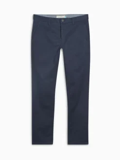 Donkerblauw - Slim Fit - Stretchy chino