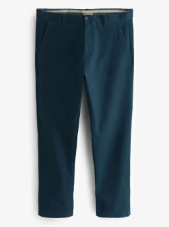 Donkerblauw - Slim Fit - Stretchy chino