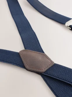 Donkerblauw - Smalle bretels