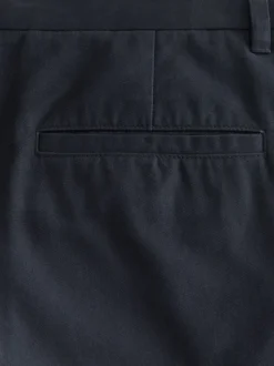 Donkerblauw - Straight fit - Stretchy chino