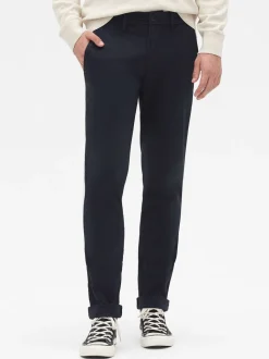 Donkerblauw - Strakke Pasvorm - Gap stretch must-have chinobroek