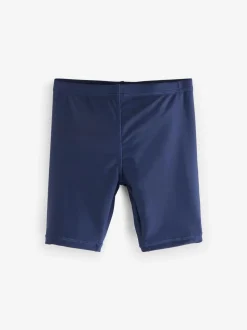 Donkerblauw - Stretch zwemshorts (3-16 jr)