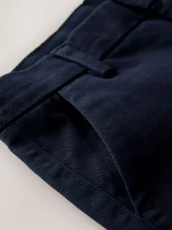 Donkerblauw - Stretchy chino's (3-17jr)