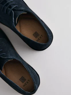 Donkerblauw - Suède desertschoenen