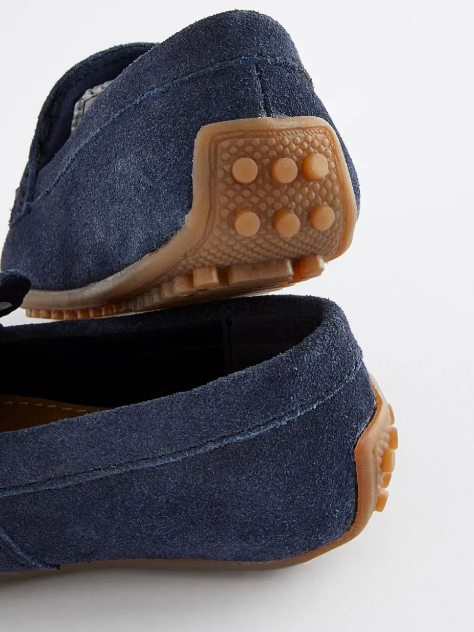 Donkerblauw - Suede Slip-Ons Loafer Shoes