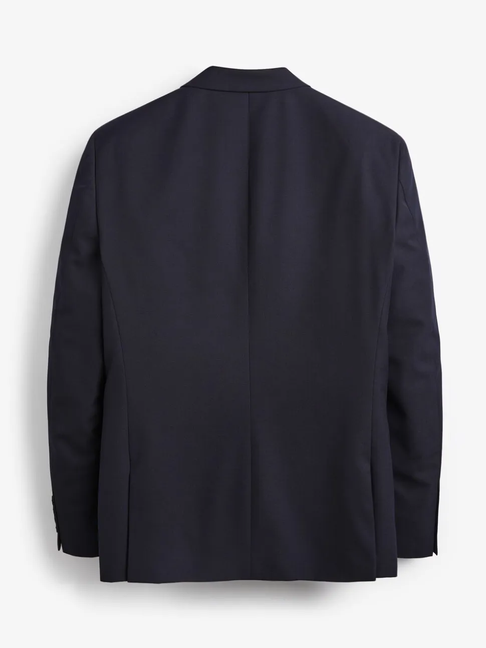 Donkerblauw - Tailored fit - Kostuum met twee knopen: colbert