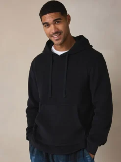 Donkerblauw - Thermal Fleece Bottoms Long Sleeve Hoodies Set
