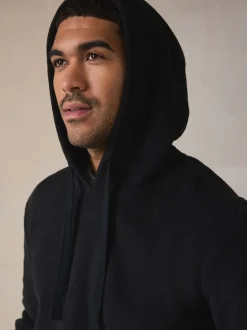 Donkerblauw - Thermal Fleece Bottoms Long Sleeve Hoodies Set