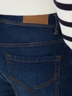 Donkerblauw - Threadbare - Slim-fit jeans met stretch