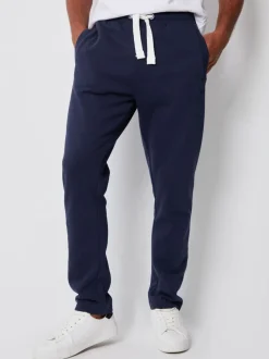 Donkerblauw - Threadbare joggingbroek met rechte pijpen