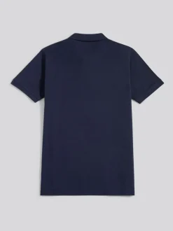 Donkerblauw - U.S. Polo Assn. Piqué poloshirt met normale pasvorm van 100% katoen