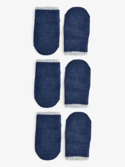 Donkerblauw - Verpakking van 3 Magic wanten handschoenen (3mnd -6jr)