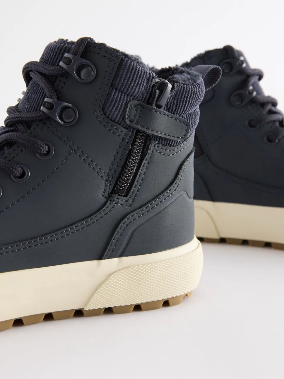 Donkerblauw - Warm gevoerde hoge boots