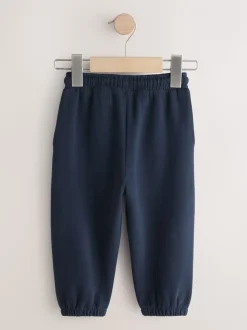 Donkerblauw - Zacht aanvoelende jersey joggingbroek (3 mnd-7 jr)