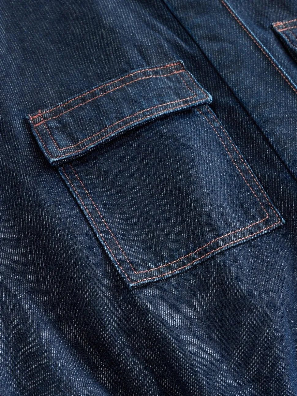 Donkerblauw - 100{Zwangerschapspakje van denim katoen
