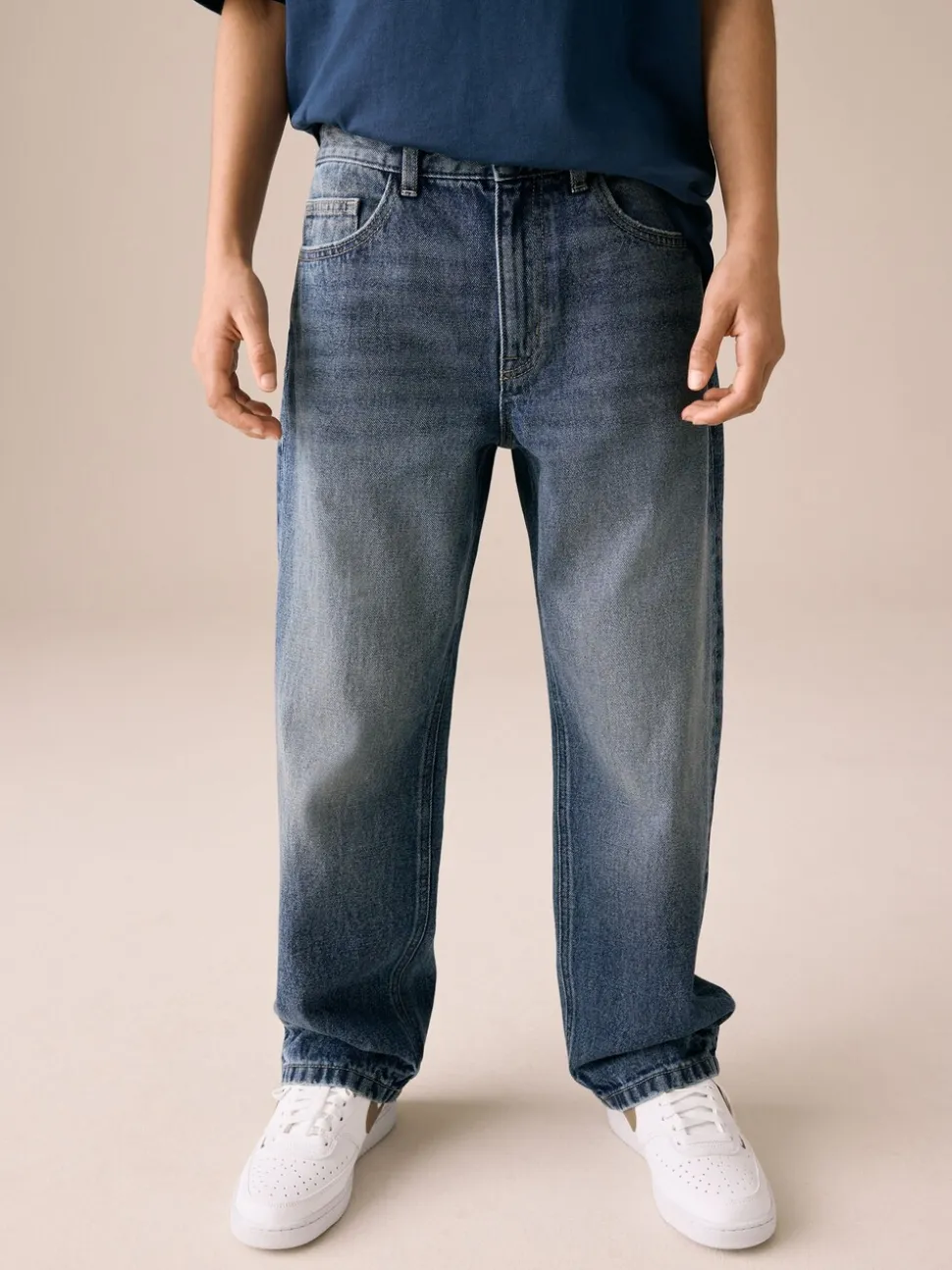 Donkerblauw denim - Authentieke jeans (3-16jr)