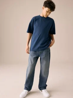 Donkerblauw denim - Authentieke jeans (3-16jr)